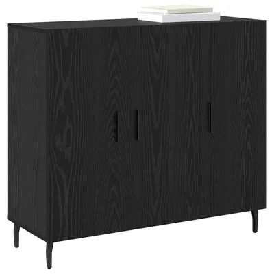Produktbild von vidaXL Sideboard Schwarz Eichen-Optik 90 x 34 x 80 cm Holzwerkstoff