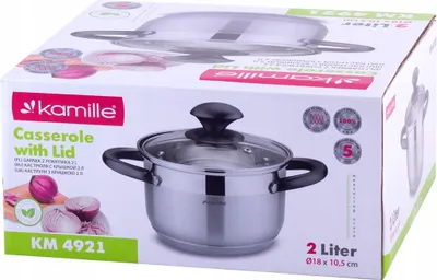 Produktbild von Topf mit Deckel 2,0 l INDUKTION GAS KAMILLE