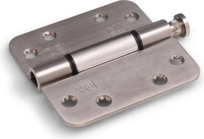Produktbild von Gleitlagerscharniere Edelstahl 89 x 89 mm mit runder Ecke - pro Stück