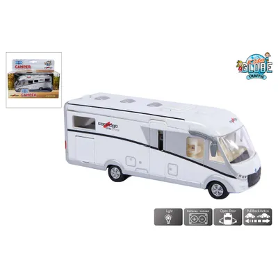 Produktbild von Kids GLOBE Wohnmobil Auto Spielzeug mit Licht und Rückziehmotor