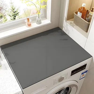 Schutzmatte für Waschmaschine, grau, 60x60 cm, rutschfest