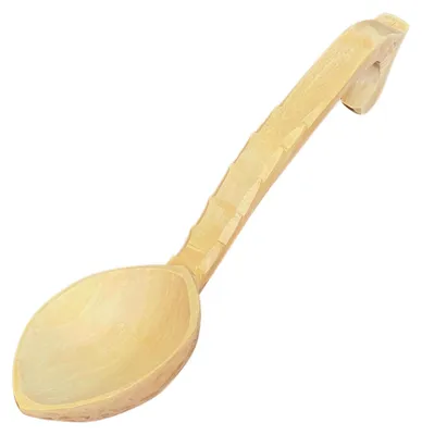 Immagine prodotto di Mestolo con gancio di circa 36 cm in legno naturale