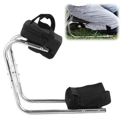 Obrázok produktu pre Omgoods – Ergonomická stolička na záhradu – Nastaviteľná výška, záhradná stolička