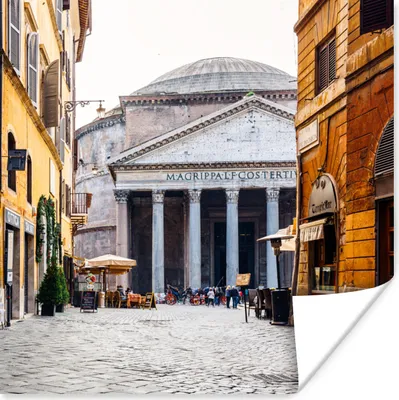 Produktbild von MuchoWow® Poster Italien - Rom - Bauwerke 30x30 cm - Wandposter - Printing