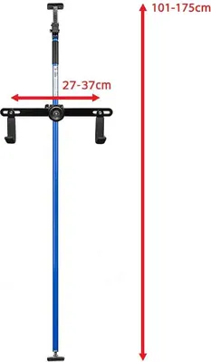 Produktbild von Fahrradständer Fahrradaufhängung 1 Stück 1 Halter inkl. AB175 (blau)