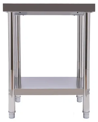 Obrázek produktu pro Pracovní stůl z nerezové oceli - 24 x 18 x 31 palců - dvoupodlažní