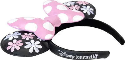 Produktbild von Loungefly Disney Minnie Floral Rock the Dots ear headband