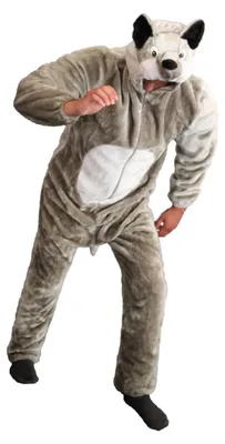 Produktbild von Deluxe Wolf Kostüm Wolfskostüm Damen und Herren, Größe:M