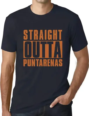 Produktbild von Herren Grafik T-Shirt Direkt aus Puntarenas – Straight Outta Puntarenas – Öko-Verantwortlich Vintage Jahrgang Kurzarm Lustige Druck Geburtstag