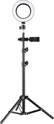 Produktbild von Walimex Greenscreen Komplettset, Green Screen Studio inkl. Stativ, Ringleuchte, Mikrofon, Videostudio Hintergrund mit Smartphone-Halter
