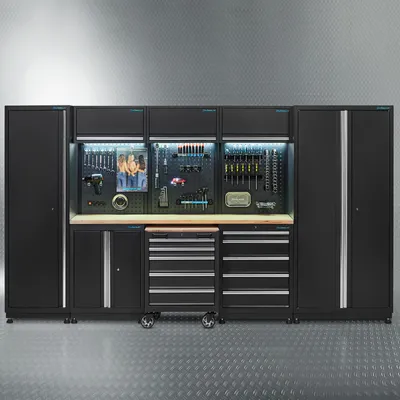 Produktbild von Werkstatteinrichtung PREMIUM 350 cm Eiche