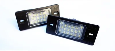 Obrázok produktu pre 2x LED prémiové osvetlenie evidenčného čísla SMD pre VW Golf 5 Variant Passat Tiguan
