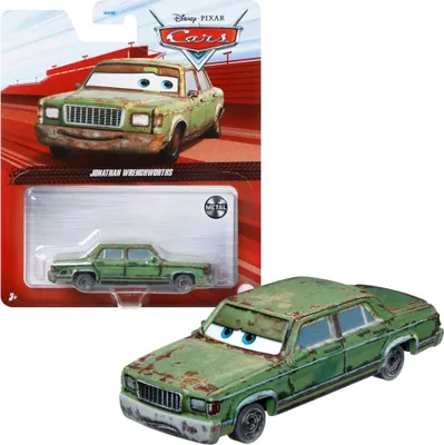 Produktbild von Mattel HFB56 Disney Pixar Cars Jonathan Wrenchworths Spielzeugauto Actionauto Grün