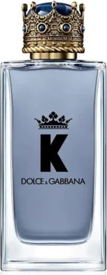 A product shot of a bottle of Dolce & Gabbana K Eau de Toilette.