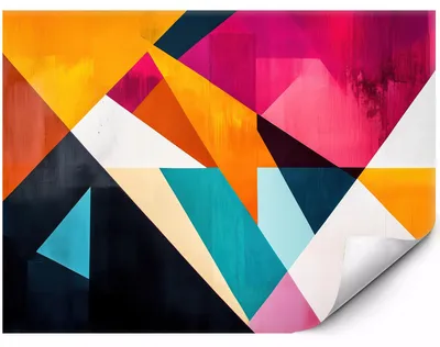 Immagine prodotto di Arte moderna astratta geometrica colorata per soggiorno camera da letto e ufficio 200x140 cm