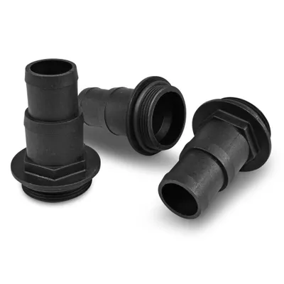 Produktbild von Schlauchtülle 1 1/2' AG 32/38 mm schwarz (3 Stk.)