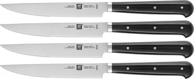 Immagine prodotto di Zwilling 39029002-0 Steakset mit Welle, 4 TLG, Edelstahl, Schwarz/Silber (39029-002-0)