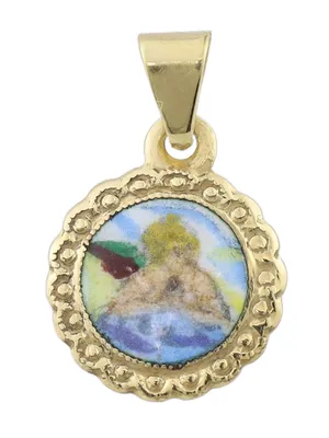 Produktbild von MIAMAR 1171352 Mädchen Anhänger Schutzengel 14 Karat (585) Gelbgold
