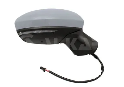 Produktbild von ALKAR 6144251 Außenspiegel Seitenspiegel Rechts für RENAULT Clio V Schrägheck (BF) Beheizt Konvex Grundiert Elektrisch
