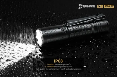 Obrázek produktu pro Svítilna Speras E2R - svítilna, která může být zároveň power bankou! 1500 lumenů a dosvit 267 m