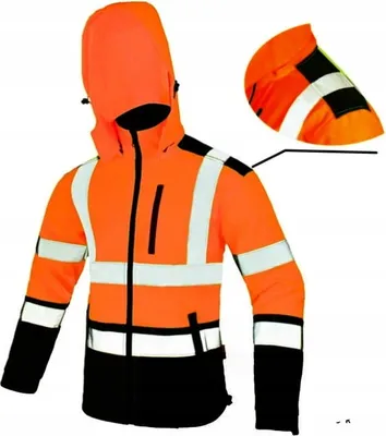 Produktbild von SOFTREF SOFTSHELL kurtka ostrzegawcza ORANGE  -XXL
