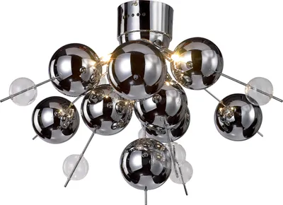 Produktbild von Näve Deckenleuchte - Glasball, Fassung: G9, Farbe: Silber, 1085142
