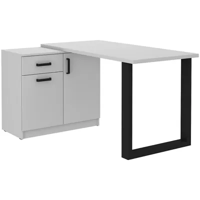 Imagen del producto de Escritorio con cómoda MALTIS MT15 gris claro