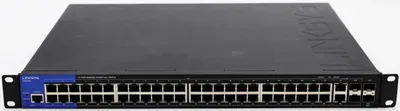 Produktbild von Linksys LGS552P Rackmount Gigabit Managed Switch 48x RJ-45 2x RJ-45/SFP 2x SFP+