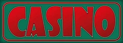 Produktbild von vianmo Holzschild 10x27 cm Casino