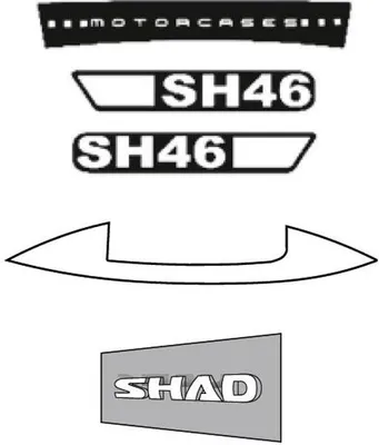 Obrázok produktu pre SHAD Nálepky D1B461ETR pre SH46