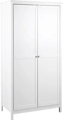 Produktbild von Inter Link Chilly Home Kleiderschrank Massivholz Kiefer weiß