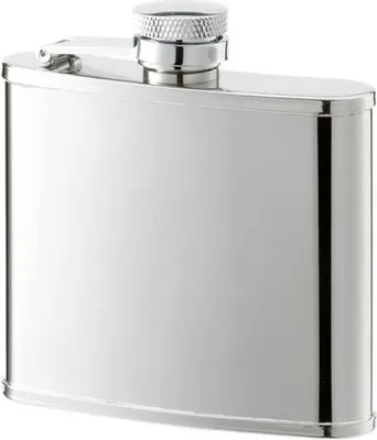 Produktbild von Herbertz Taschenflasche, Edelstahl, poliert, 115 ml,