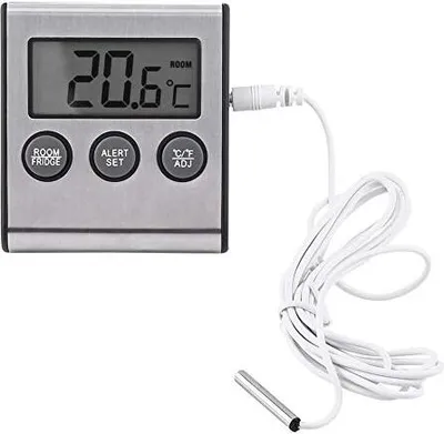 Produktbild von Digital Kühlschrank Thermometer wasserdichte Gefrierschrankmagnetständer