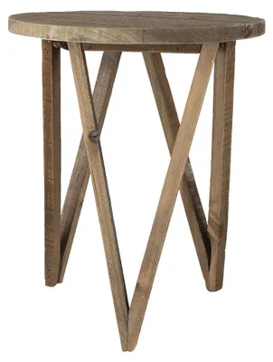 Immagine prodotto di Tavolo per piante Clayre & Eef Ø 30x36 cm Legno marrone