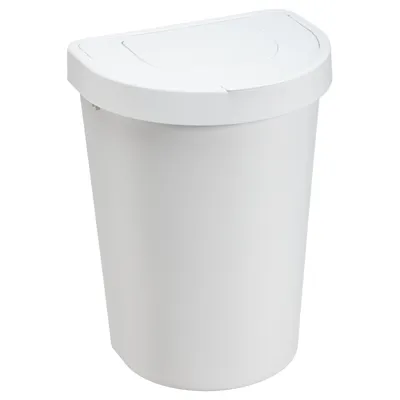 Zdjęcie produktu dla plast team 13580800 plast team SEATTLE kosz na śmieci, 25 litrów, biały