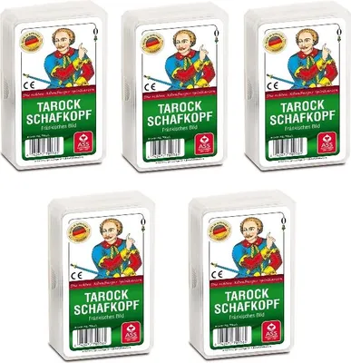Produktbild von ASS Altenburger 22570038 Tarock/Schafkopf, fränkisches Bild - 5'er Pack