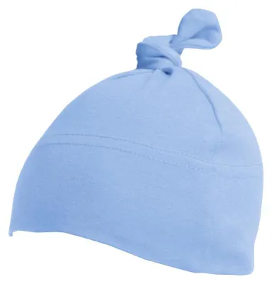 Obrázok produktu pre Detská čiapka Babybugz s uzlom / bambuľkou FK167 (jednotná veľkosť) (tmavomodrá)