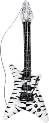 Produktbild von Aufblasbare Gitarre Zebramuster