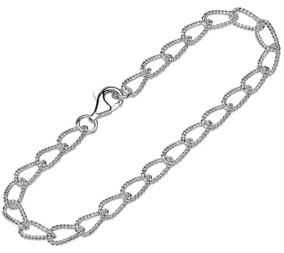 Obrázek produktu pro Náramek pro muže, stříbro 925, délka 18,5 cm, pancířový řetěz