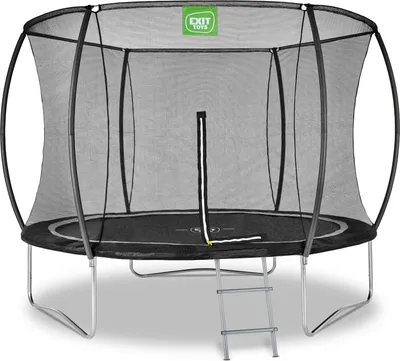 Produktbild von EXIT Black Edition Trampolin ø244cm, auf Beinen, Rund, für Kinder, Schwarz