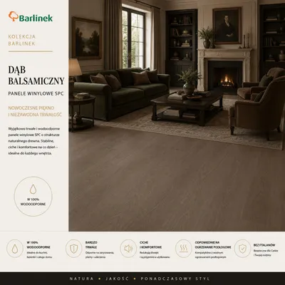 Zdjęcie produktu dla Panele winylowe SPC Dąb Balsamiczny 5 mm Klasa 34, SW4IMX-FKXPX-DP5XXX-EBALA