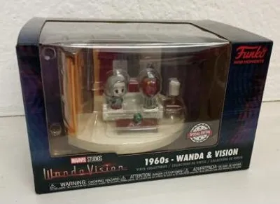 Produktbild von Marvel Studios Wanda Vision - 1960s Wanda & Vision Special Edition - Funko Mini Moments - Vinyl Figur