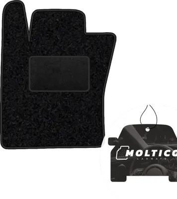 Produktbild von moto-MOLTICO Fahrer Fußmatte Auto Velours Fahrerseite Autoteppiche Schwarz Fahrermatte 1-teilig passend für Jeep Renegade ab 2014