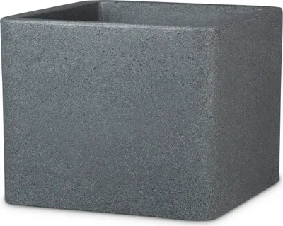 Produktbild von Scheurich Alea 140, Topfpflanzer, Freistehend, Kunststoff, Schwarz, Granit, Quadratisch, Draußen