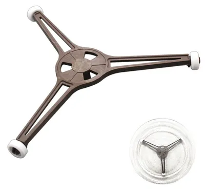 Mikrowellen-Drehtellerhalter, dreieckig, PPC, für 24,5 cm Platte
