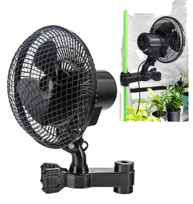 Produktbild von Wachszeltventilator, 220V, 25W, niedriger/hoher Luftvolumen, 20 cm Gitterdurchmesser, 1,2 m Stromkabel