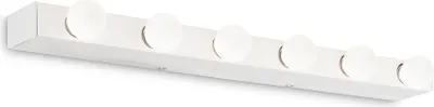 Produktbild von Prive' Moderne Metall Wandleuchte Weiß 6 Lichter E14