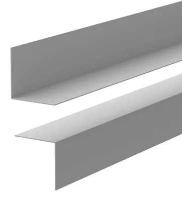 Zdjęcie produktu dla QUEST Minimalistyczna listwa przypodłogowa z PVC – twarda, szara, 20 x 10 mm, 200 cm
