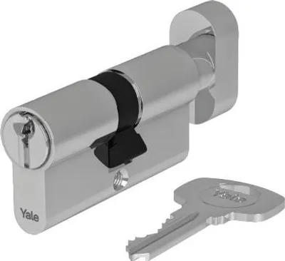 Produktbild von Yale Profilzylinder 500 Plus - Knaufzylinder, 30/30, 3 Schlüssel