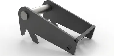 Produktbild von Joma-Tech Adapterrahmen MS03 kompatibel mit Lehnhoff Schnellwechselsystem - [ mit Tragnasen ]